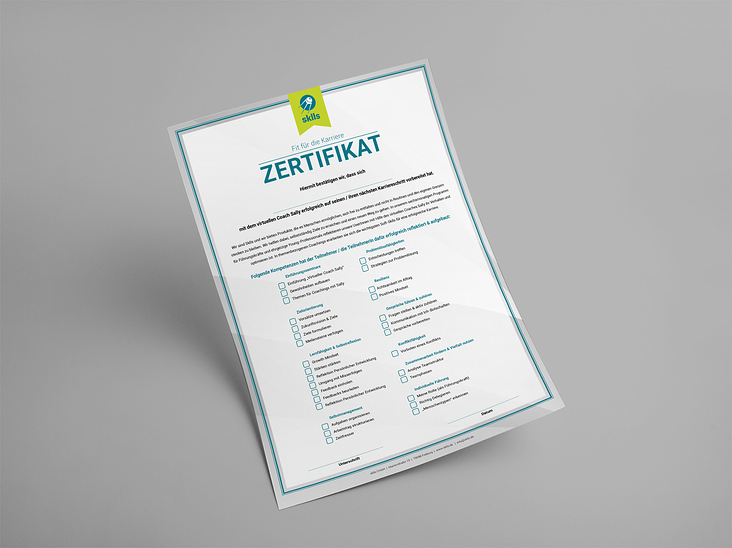 Sklls Zerifikat Design