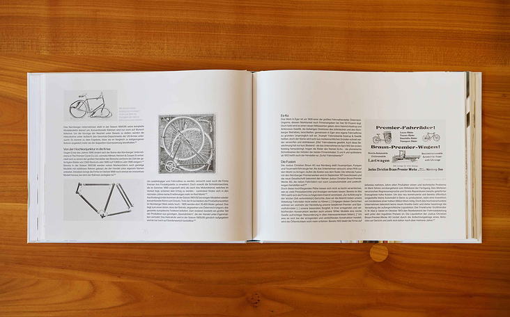 Fahrräder Made in Germany, Blick ins Buch