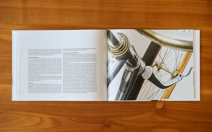 Fahrräder Made in Germany, Blick ins Buch