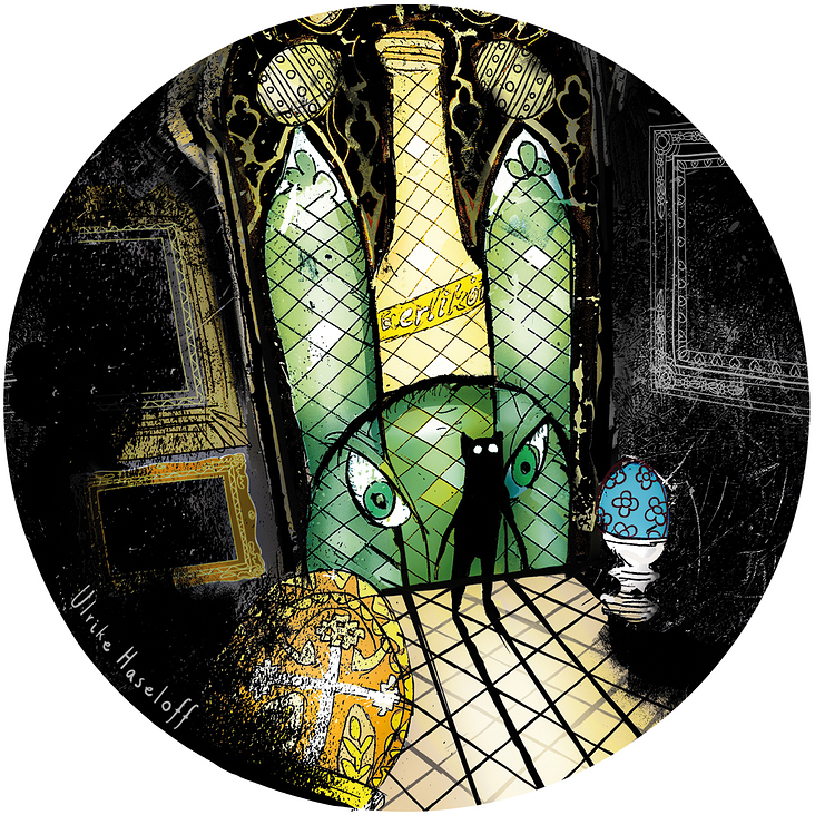 Illustration „Ostereikirche“, TAZ
