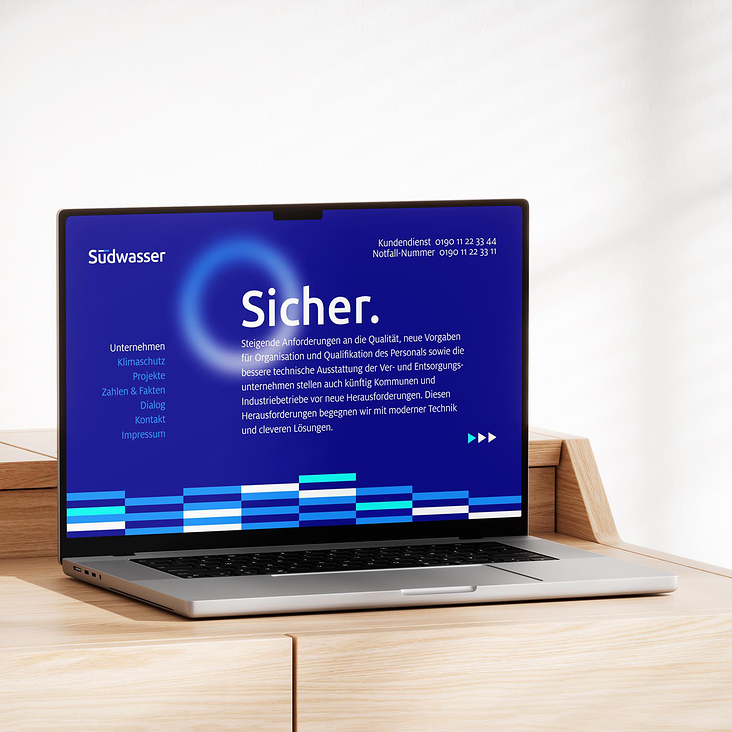 Webdesign aus Berlin für Südwasser