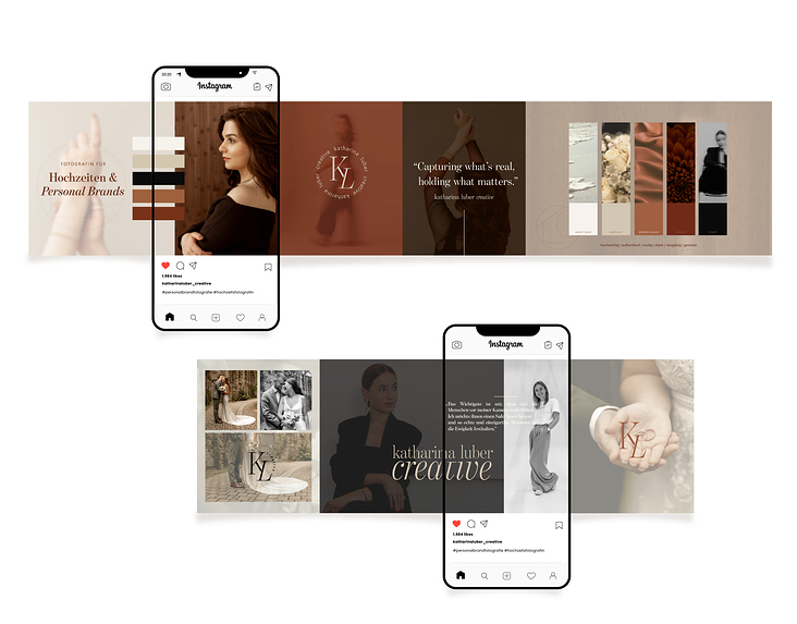 Branding + Social Media Design – Fotografie für Brands und Hochzeiten