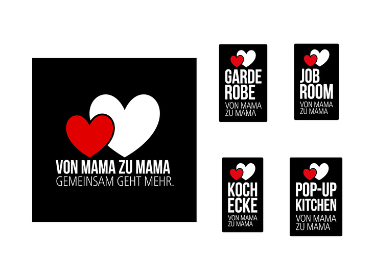 Logodesign für die Initiative „Von Mama zu Mama“