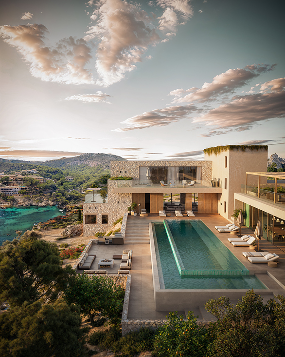 Außenvisualisierung: Villa Serenidad
