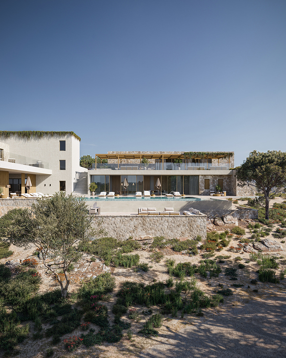 Außenvisualisierung: Villa Serenidad