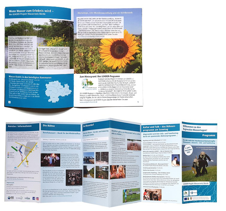 Komplette visuelle Kommunikation für „Wassernetz Börde“
