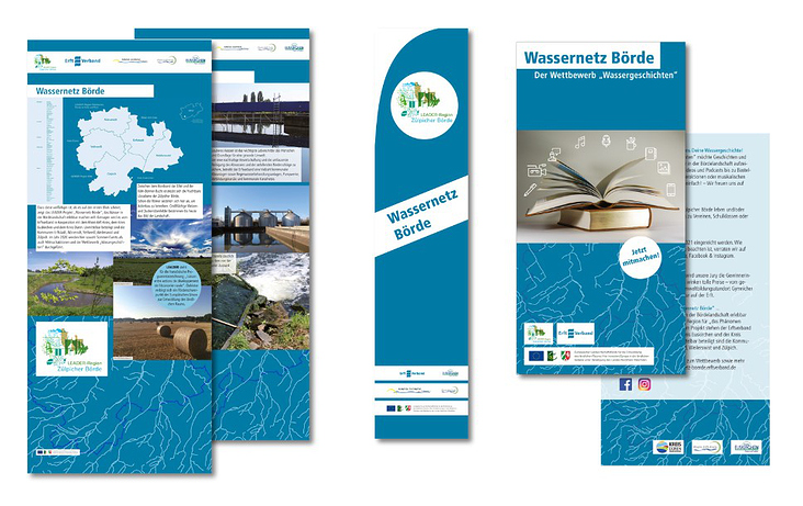Komplette visuelle Kommunikation für „Wassernetz Börde“