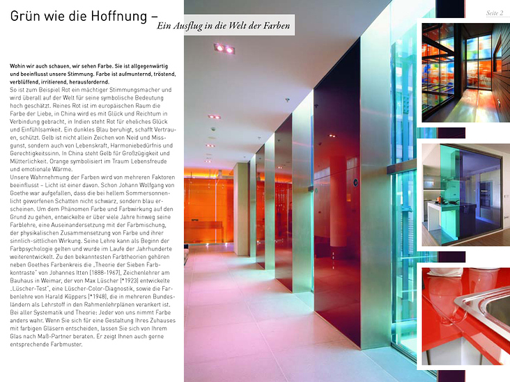 Digitales Magazin „Glasideen“ für Glas nach Maß