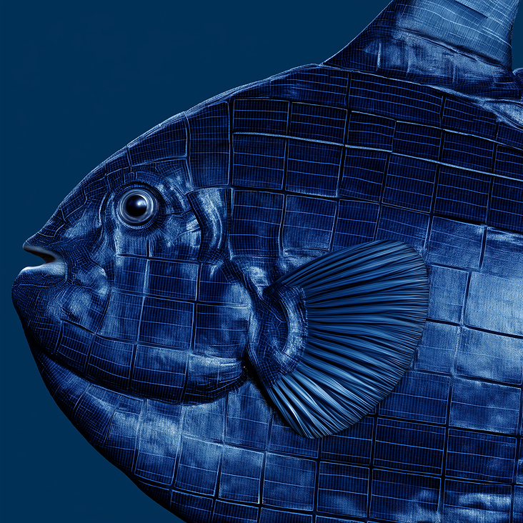 Solar fish Illustration