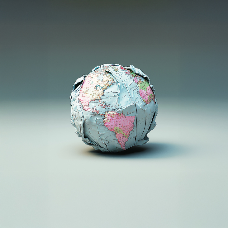 Defracted World Illustration