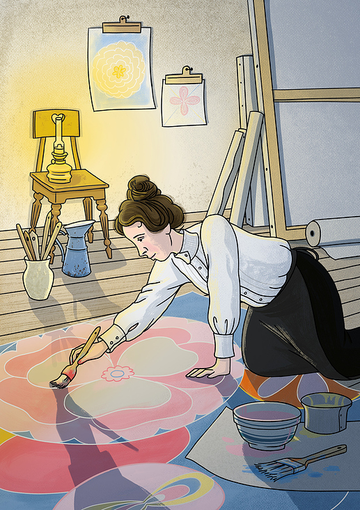 Illustration der Malerin Hilma af Klint