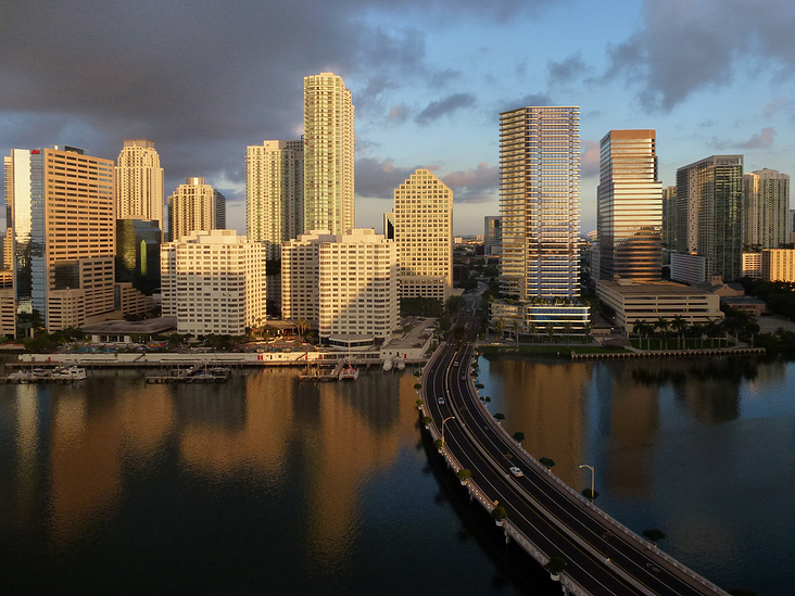 Konzeptprojekt Breeze Tower: Die 3D-Transformation der Skyline von Miami