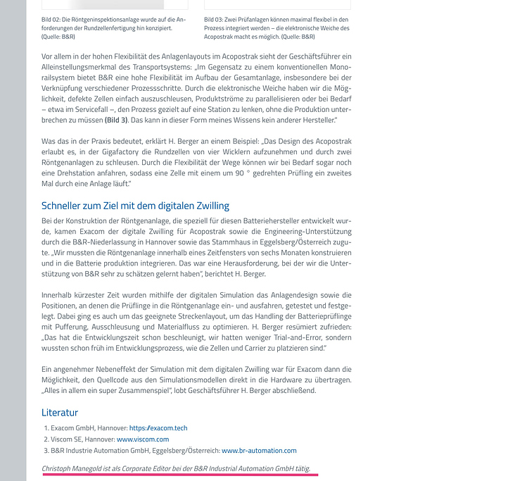 ETZ- Fachpressebeitrag Mechatronik