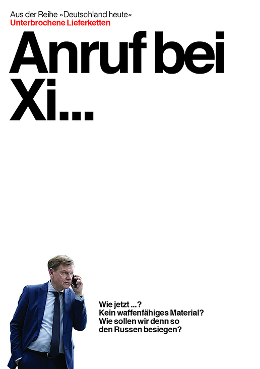 Unterbrochene Lieferketten