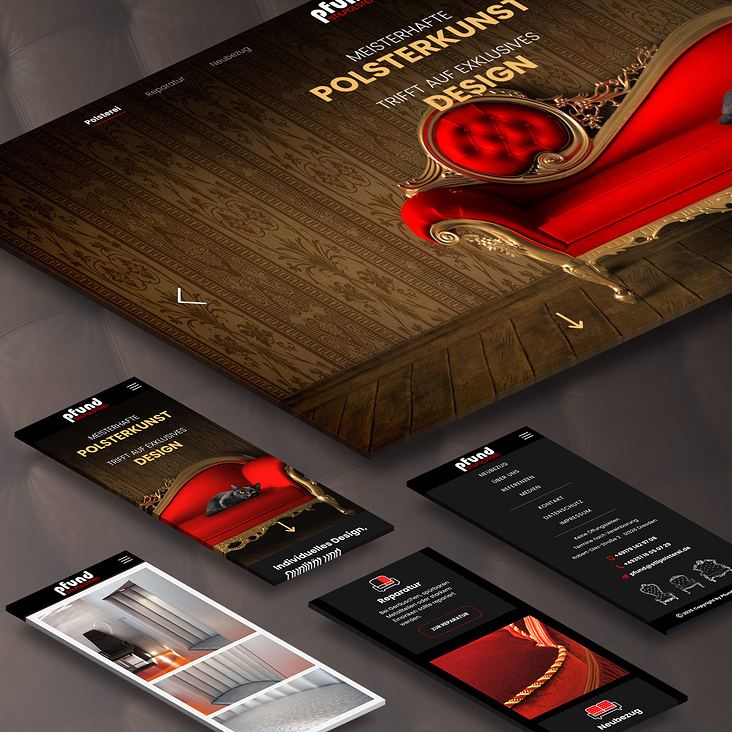 Moderne full responsive Website