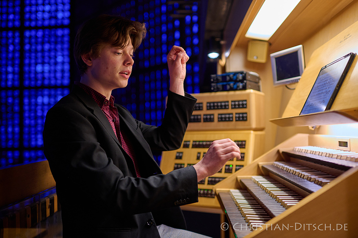 Sebastian Heindl, Organist der Berliner Kaiser-Wilhelm-Gedächtnis-Kirche.