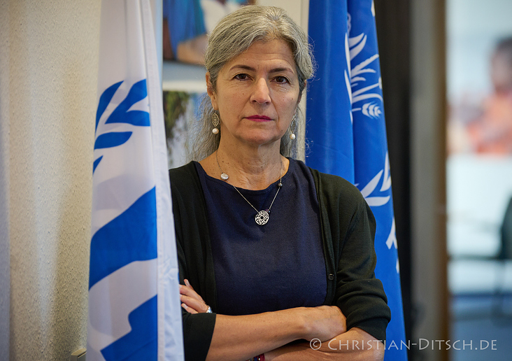 Maria Stavropoulou, UNHCR Repräsentantin für Jordanien.