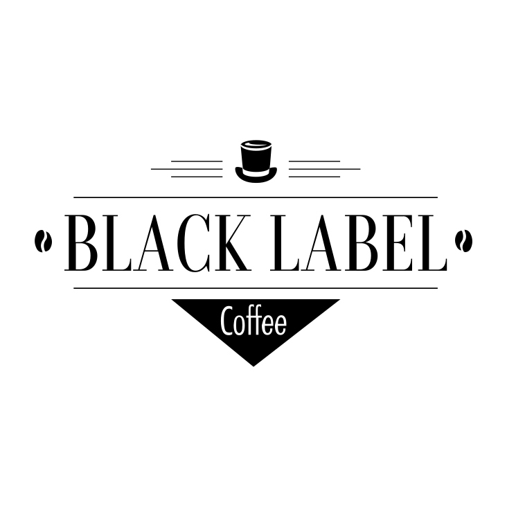 Logo Design Black Label Coffee