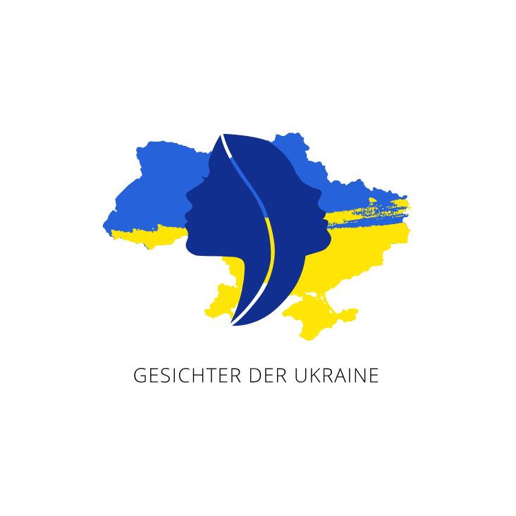 Logo Design Gesichter der Ukraine