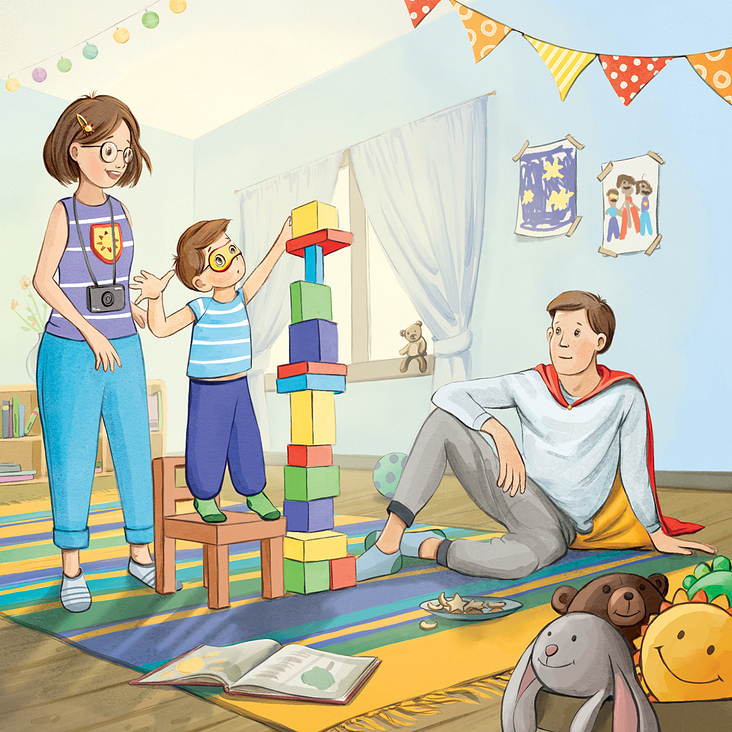 Auch Superhelden brauchen eine Pause