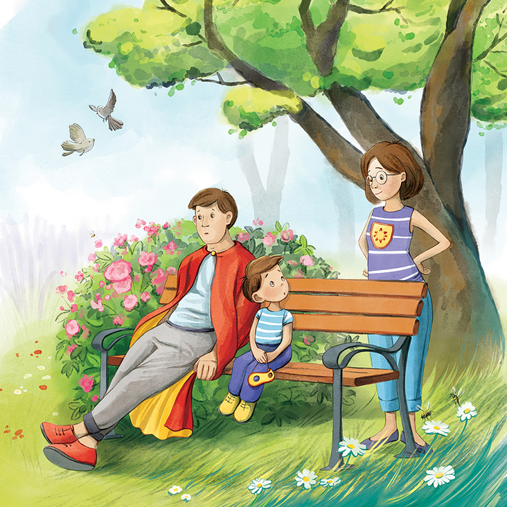 Auch Superhelden brauchen eine Pause