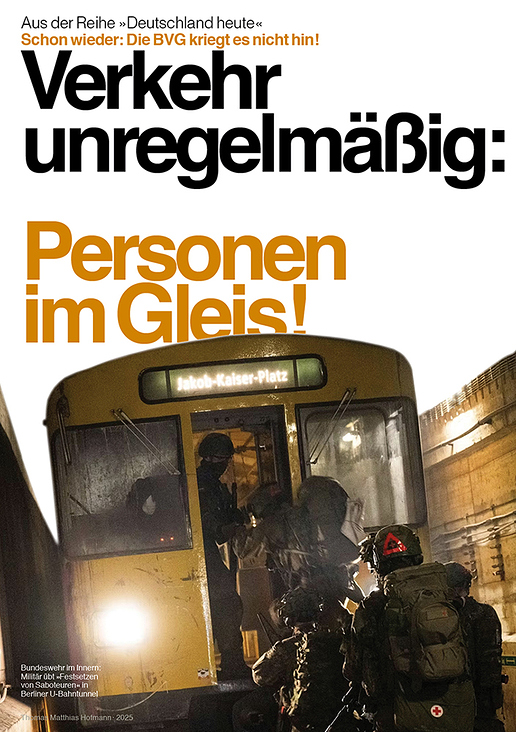 Personen im Gleis!