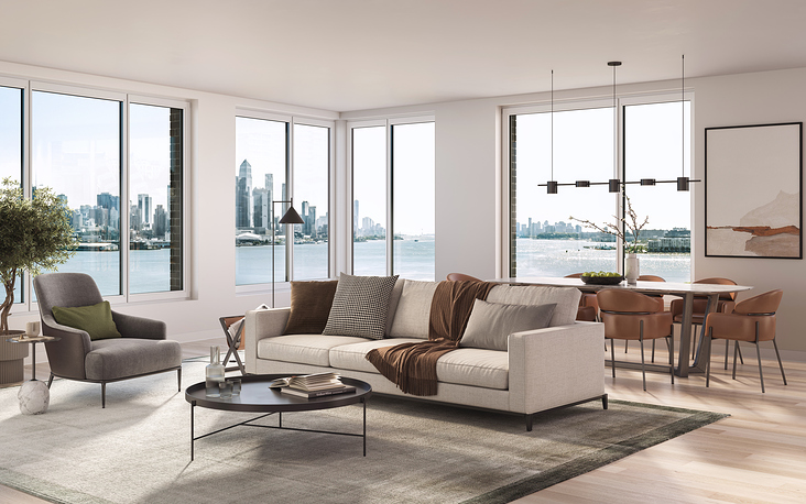 Außenvisualisierung & Innenvisualisierung: Vista Pointe at Port Imperial, USA