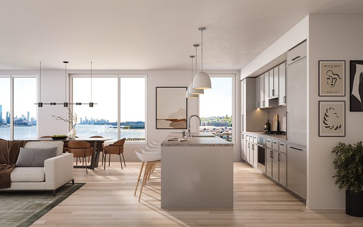 Außenvisualisierung & Innenvisualisierung: Vista Pointe at Port Imperial, USA