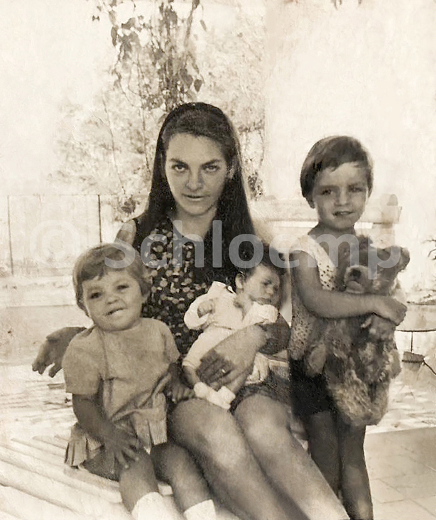 Niedliches Familienfoto nachher.