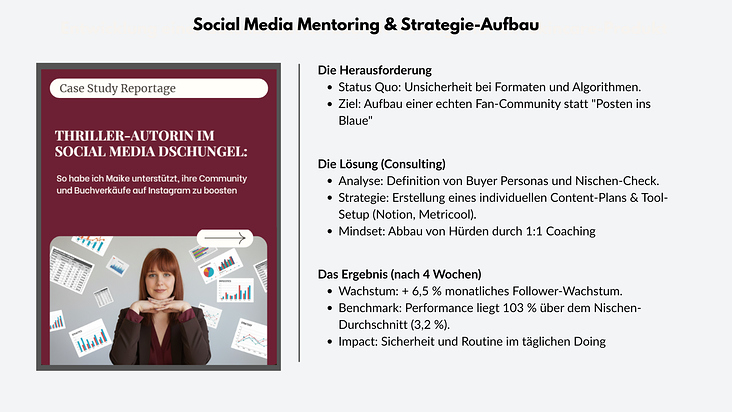 Mentoring-Projekt (Consulting & Wachstum)
