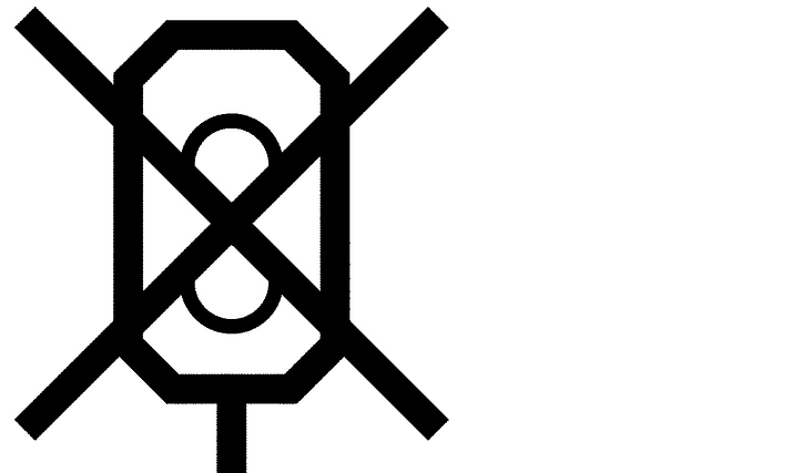 Piktogramm »Signal aus« · analog