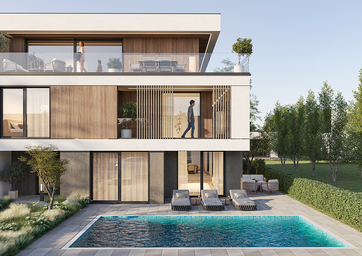 3D Architektur Visualisierung – Wohnvilla