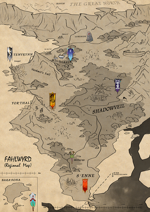 Fahlwyrd – Map