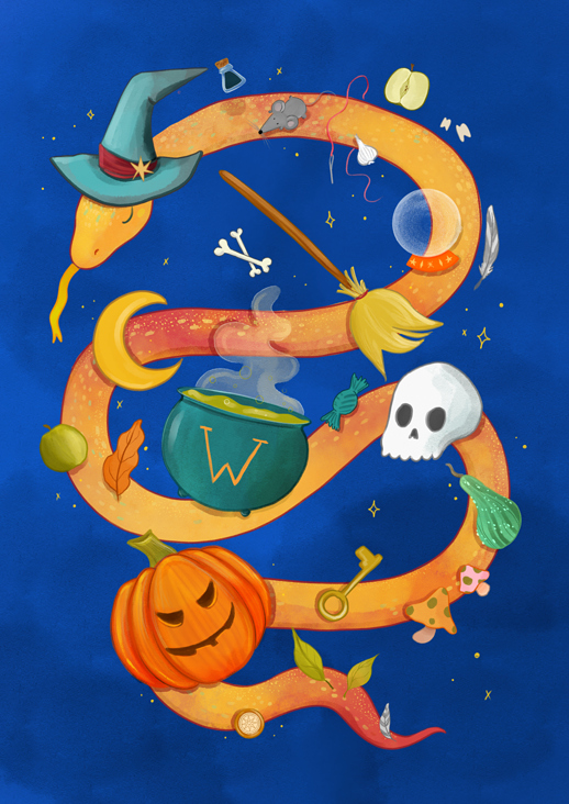 Halloween-Schlange