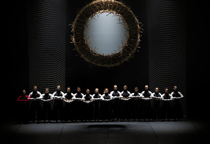 Tänzerinnen und Tänzer des Balletts Halle
