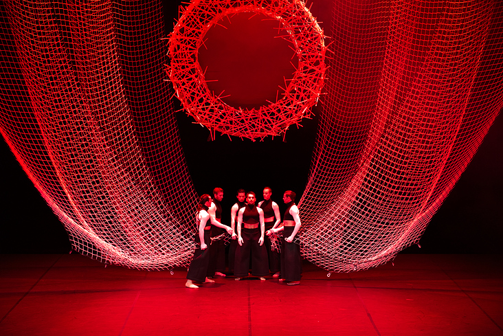 Tänzerinnen und Tänzer des Balletts Halle