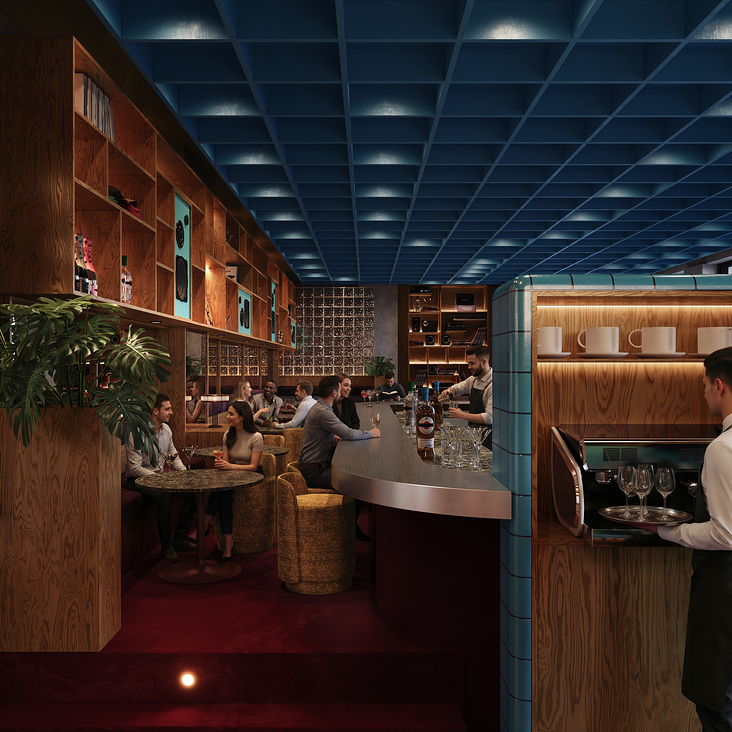 Super Munich: Retro Chic Bar-Restaurant-Kultur in München