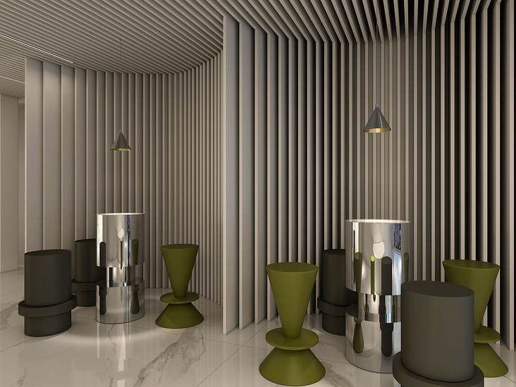 Designkonzept für eine Bar