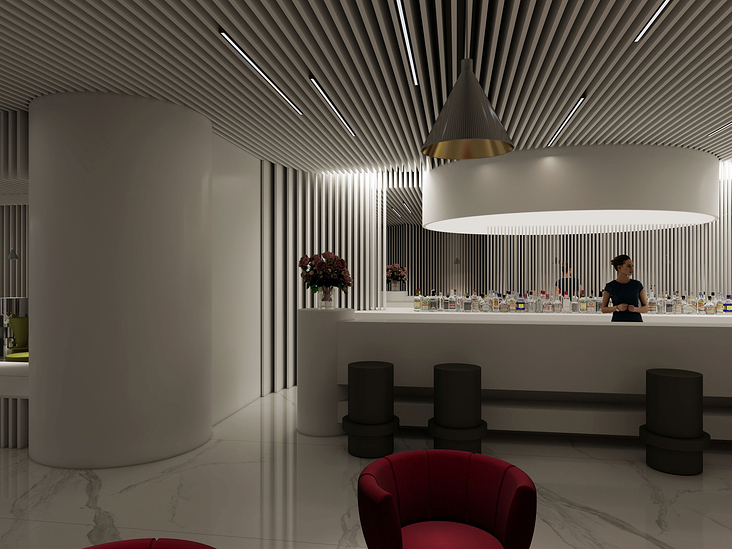 Designkonzept für eine Bar