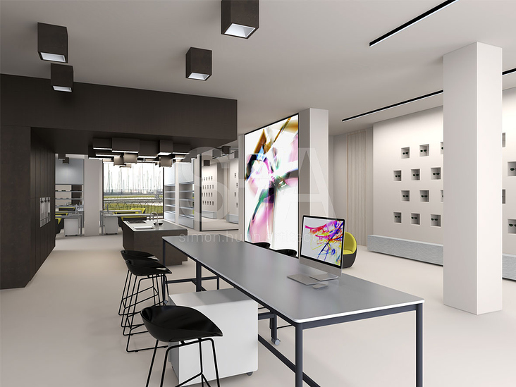 Designkonzept für ein Brillengeschäft