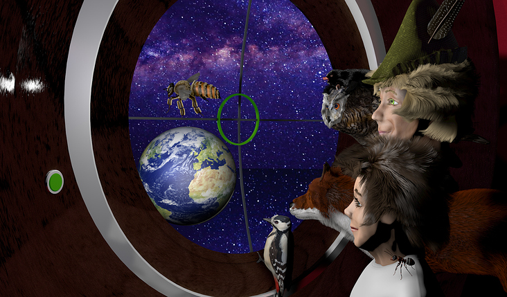 Weltraumszene