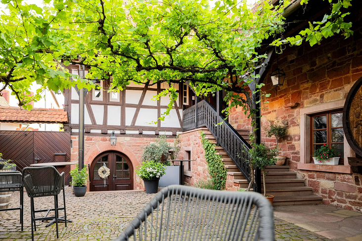Innenhof des Hauses