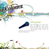 “website für loz cojonez” from florian schaab