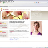 «Websitedesign flowfeld (2009)» de Yvonne Stolterfoht