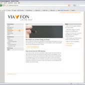 “Websitedesign VIAFON und vialine” from Yvonne Stolterfoht