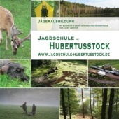 «Flyer für die Jagdschule Hubertusstock» de Internetservice Brandenburg