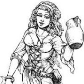 «Schwarzweiß Illustrationen für Paizo» von Sara Otterstätter