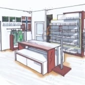 «napapijri showroom» de die3t | raum+design