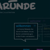 „Website für den Illustrator Wolf-Rüdiger Marunde“ von Holger Lampert