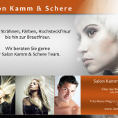 «Salon Kamm&Schere Webeanzeige (print)» de D-Itn